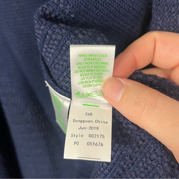 NEW Lilly Pulitzer Tatum Cardigan - True Navy size XS - Picture 7 of 9